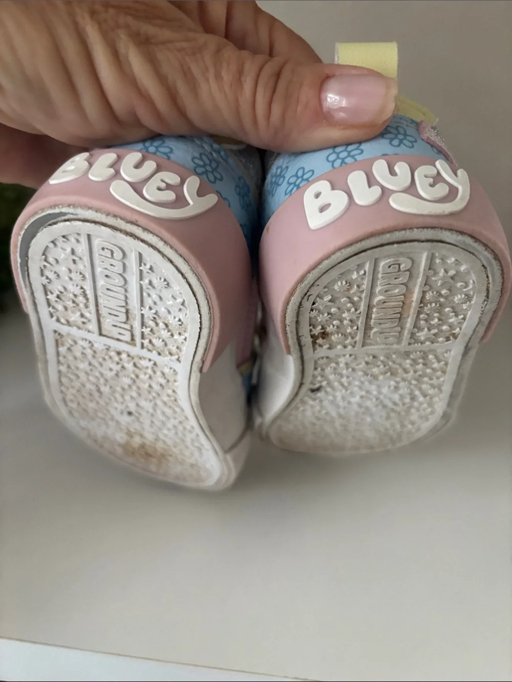 Kids Pink & Blue Bluey Sneakers